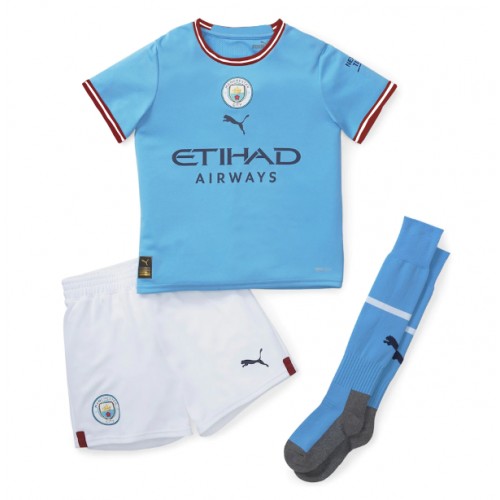 Manchester City Phil Foden #47 kläder Barn 2022-23 Hemmatröja Kortärmad (+ korta byxor) Manchester City Phil Foden #47 kläder Barn 2022-23 Hemmatröja Kortärmad (+ korta byxor)